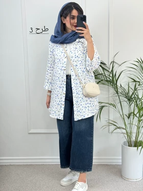 مانتو دخترانه شکوفه