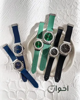 ساعت هابلوت اصلی بند رابر صفحه ساده(بیگ‌بنگ)