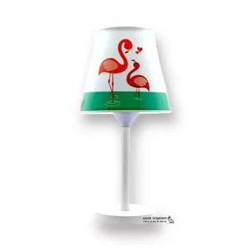 ست لوستر آباژور و ساعت طرح فلامینگو KIMKIM