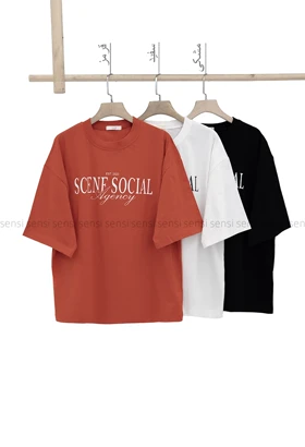 تیشرتscenf socialباکسی