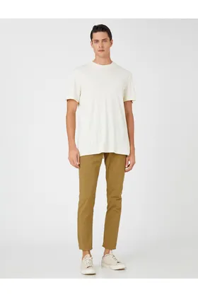 شلوار Chino پایه نخی 2SAM40139HW