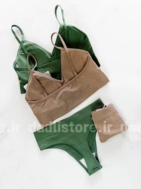 ست نیم‌تنه کاپ‌دار و شورت بکلس کبریتی