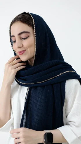 شال سرمه ای