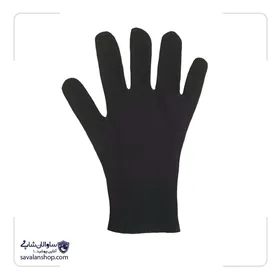 دستکش نخی چرم دار