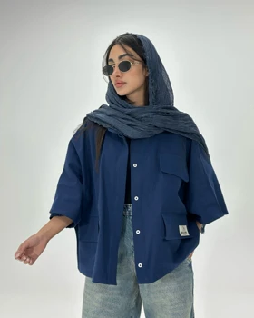 شومیز کتان پنبه