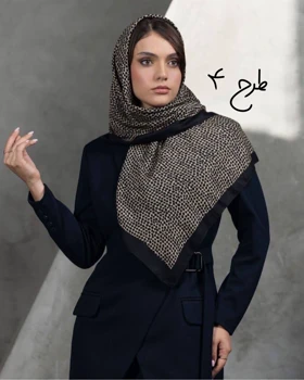 روسری نخی طرحدار 3566