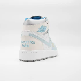 کتانی نایک جردن سفید آبی کد 6696