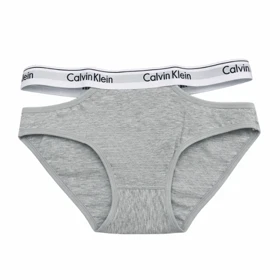 شورت زنانه مدل اسلیپ بغل باز مرلین طوسی کلوین کلین