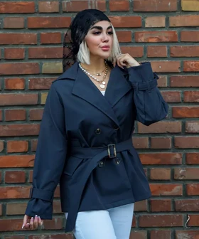 ترنچ کت آستردار کد CN009 برند ردا