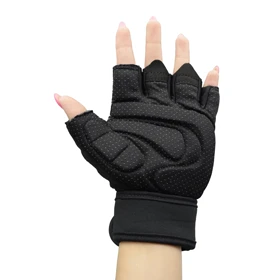 دستکش بدنسازی پاورایکس مدل 404K1376 مشکی