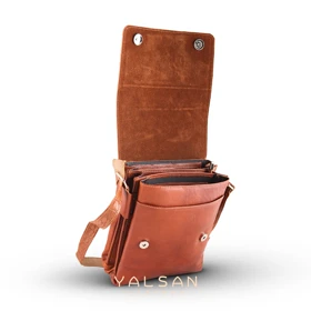 کیف دوشی مردانه چرم یلسان مدل رادمان کد 044-GC