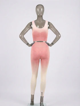 ست ورزشی زنانه بدنسازی سیملس گلبهی تای دای