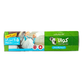 کیسه زباله بندار 80*65 جعبه ای سفید کوآلا
