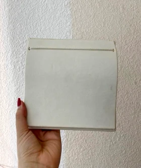 سینی دستبند سرسره ای روکش چرم در دو رنگ