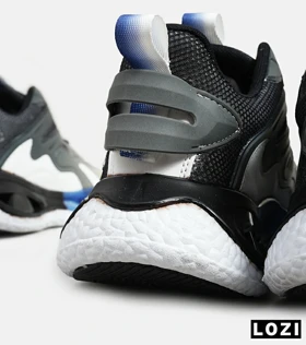 کفش کتانی مردانه خاکستری سفید آبی ADIDAS Customize Run