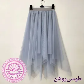 دامن زنانه تور هشتک در رنگبندی متنوع