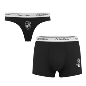 ست شورت کاپلی کبریتی طرح مینیون مشکی