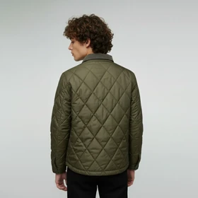 کاپشن طرح لوزی یقه کبریتی 88300