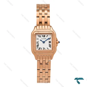 ساعت کارتیه پنته زنانه رزگلد اسمال Cartier-8193-L