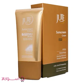 کرم ضدآفتاب ژوت بژ طبیعی مناسب انواع پوست حجم 40 میل