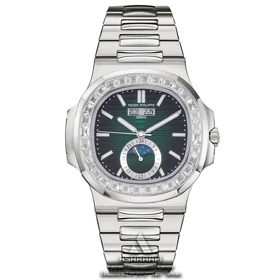 ساعت پتک فیلیپ نگین‌دار Patek Philippe Nautilus DSG