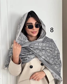 شال کشمیر دو رو ال وی وارداتی