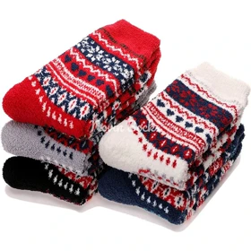 جوراب حوله ای طرح اسکیمویی (جوراب گرم)