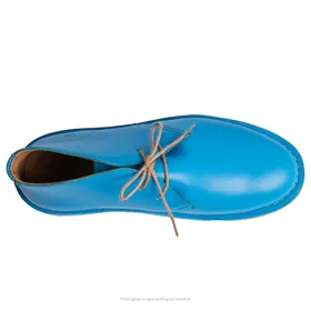 کفش صحرایی سافاری گازولین آبی زلال شبرو - GAAZOLIN Safari Veldskoen B Design Clear Blue W
