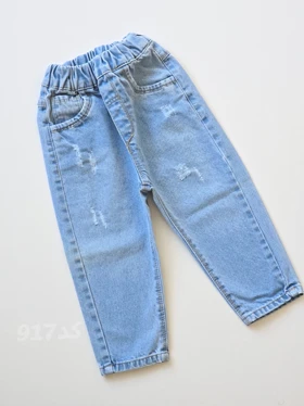 شلوار مام استایل جین متوسط (917)2تا8سال