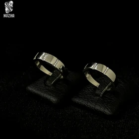 حلقه ست نقره زنانه ومردانه کدhs1001