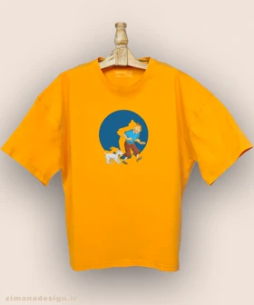 تیشرت لش مردانه و زنانه طرح تن تن کد 951