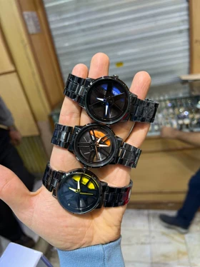 ساعت مچی عقربه‌ای مردانه مدل رینگی چرخشی