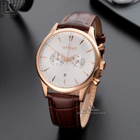 ساعت اکسنت بند چرمی Axcent AX183006RGW