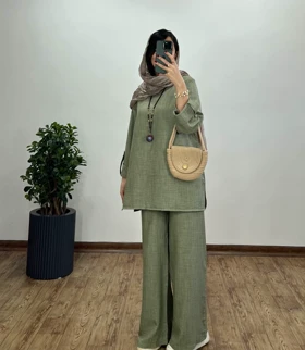 ست مانتو و شلوار وارش