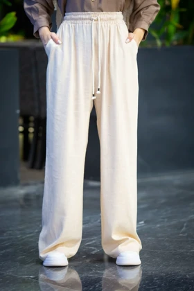 شلوار رایون کمر کش