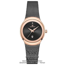 ساعت نیوی فورس زنانه بند حصیری Naviforce NF5004L