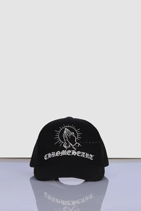 کلاه کپ کتان طرحدار و پشت توری 3014