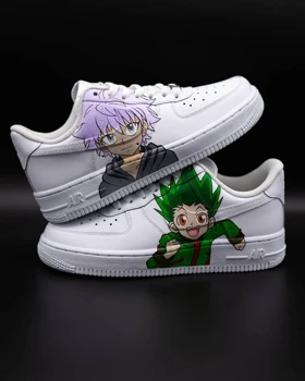 کفش اسپرت Hunter X Hunter کاستوم کتانی انیمه هانتر ایکس هانتر ایرفورس نایک nike air force کد 81073