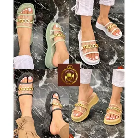 دمپایی صندل لژدار طلقی کارتیر زنانه
