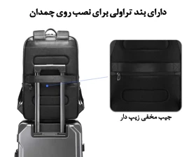 کیف کوله پشتی لپ تاپ 15.6 اینچی اورجینال بنج BANGE 2950