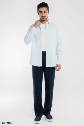 پیراهن مردانه جیب‌دار کج راه