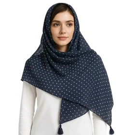 شال طرح خال‌خال زنانه - 39251305