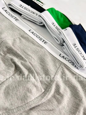 شورت پادار مردانه جعبه ای لاگوست Lacoste