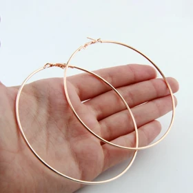 گوشواره مدل حلقه (طلایی)