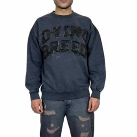 دورس سنگ شور مردانه ذغالی قواره باکسی با گلدوزی برجسته