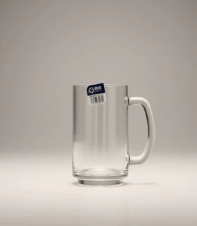 لیوان دسته دار شفاف