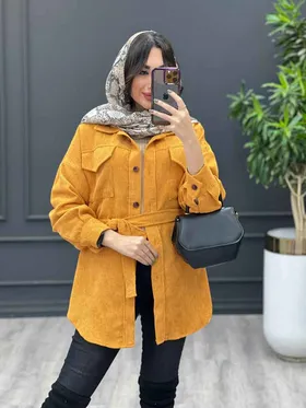 مانتو کبریتی دو جیب