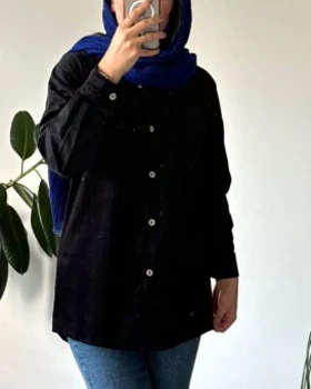 مانتو مخمل کبریتی