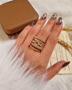 انگشتر پورتوفینو طلایی