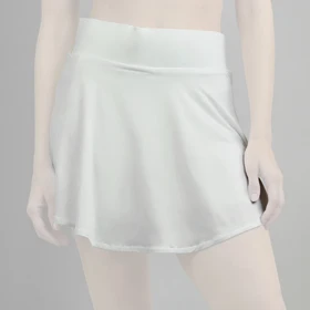 دامن کشاله دار تنیسی اویشو مدل PB-4H0258 سفید